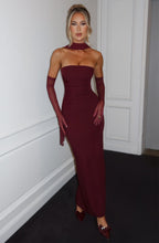 Lucia Maxi Dress - Cherry Lacquer