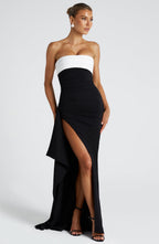 Chelsea Maxi Dress - Black/White