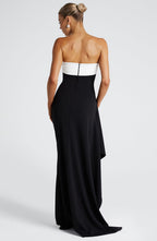Chelsea Maxi Dress - Black/White